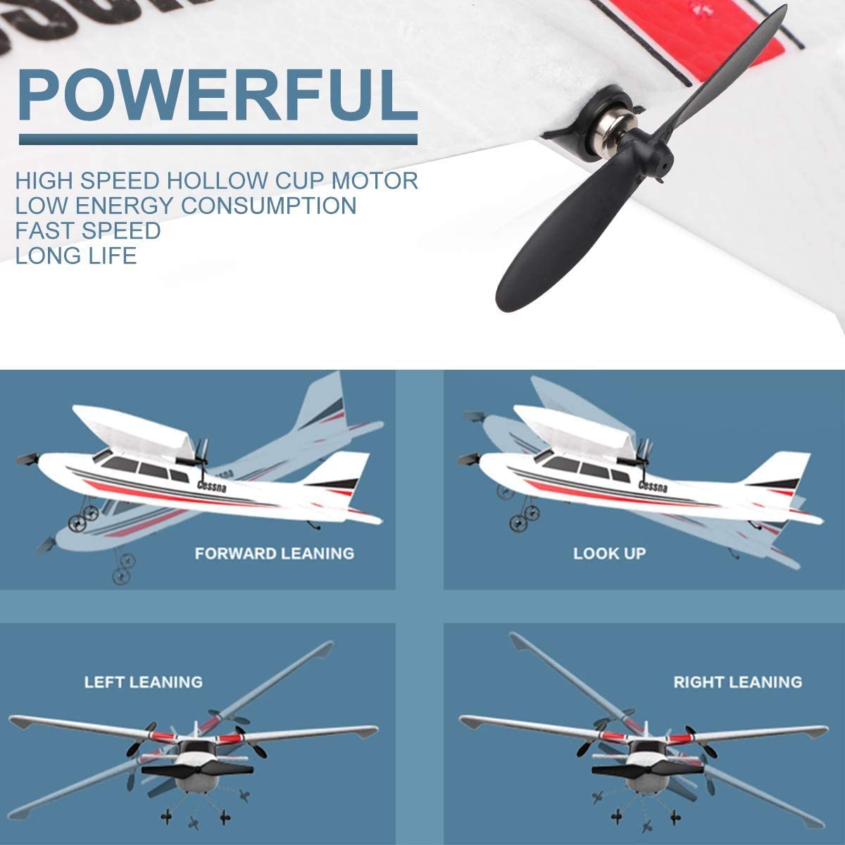 MyToys Cessna 182 RC Plane Upper Air Herald FX801 - Colorland Toys