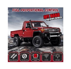 MyToys Toyota Land Cruiser 4x4 RC Car 1:12 Scale MN - 82 - Colorland Toys