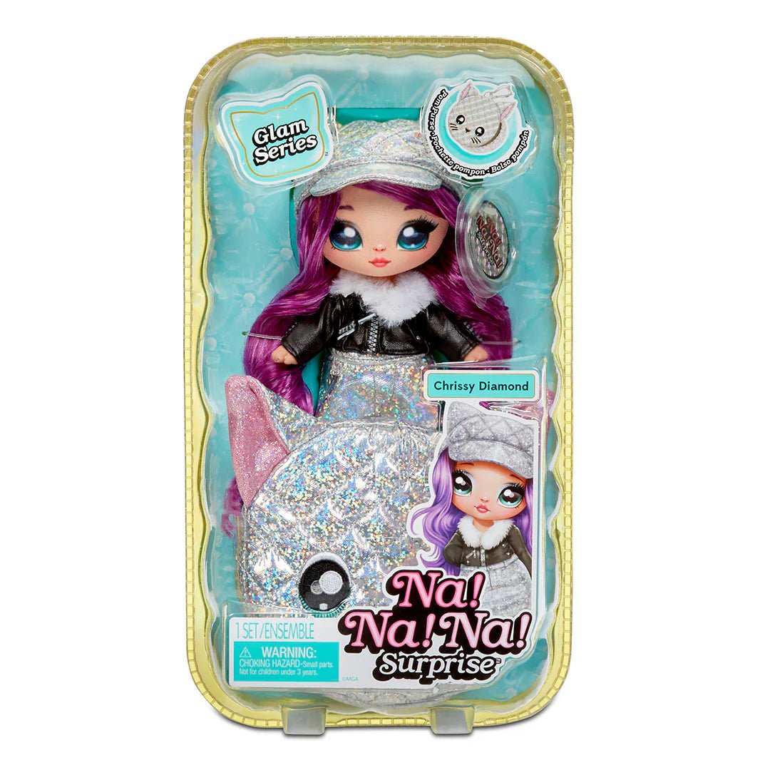 Na! Na! Na! Surprise 2-in-1 Pom Doll Glam Metallic Series 1 Chrissy Diamond 575405/MGA-575146 — image 2