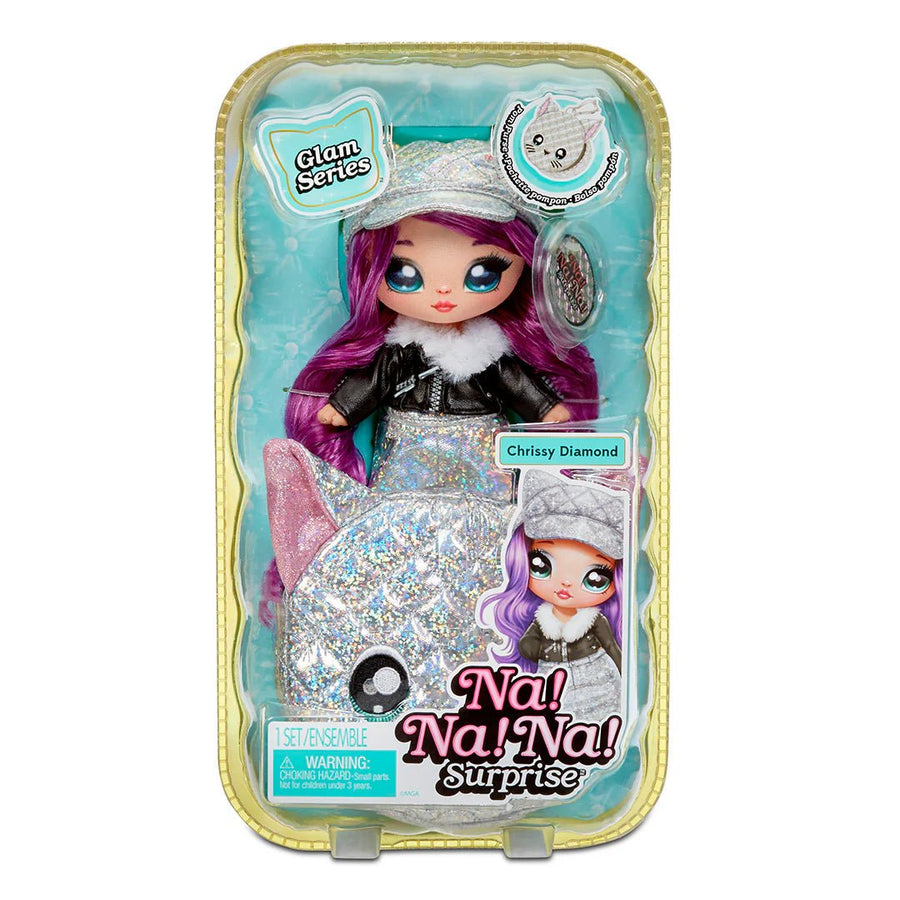 Na! Na! Na! Surprise 2-in-1 Pom Doll Glam Metallic Series 1 Chrissy Diamond 575405/MGA-575146 — image 2
