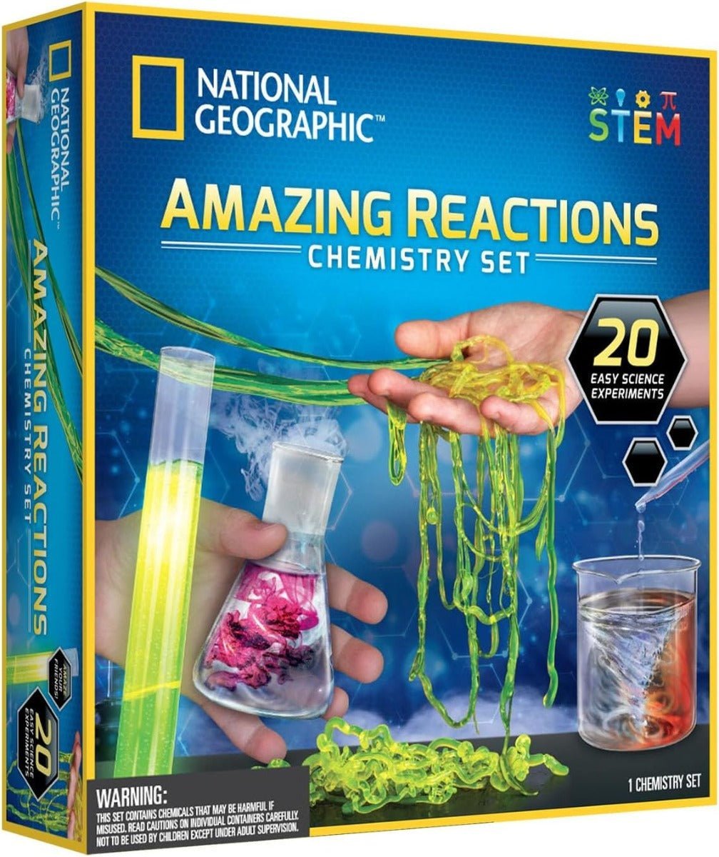 National Geographic Amazing Reactions Chemistry Kit RTCHEMARINT - Colorland Toys
