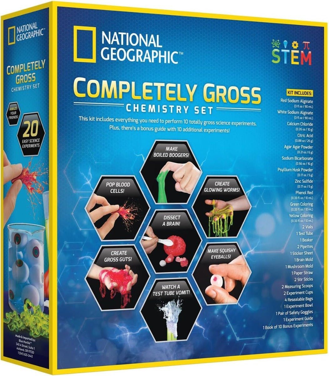 National Geographic Completely Gross Chemistry Kit RTGRSINT - Colorland Toys