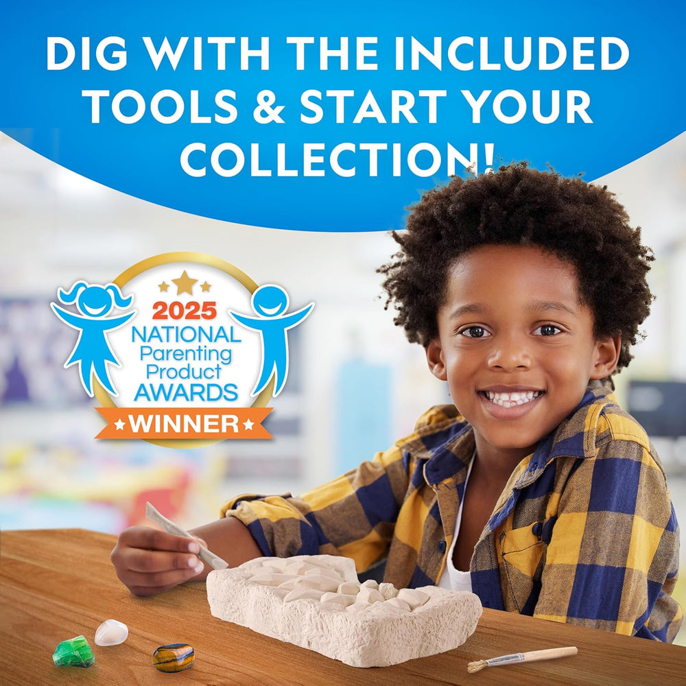 National Geographic Mega Gemstone Dig Kit RTNGGEMINT - Colorland Toys