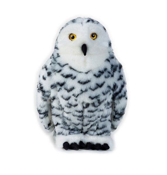 National Geographic Plush Premium Snow Owl 6 - Inch 770705D - Colorland Toys