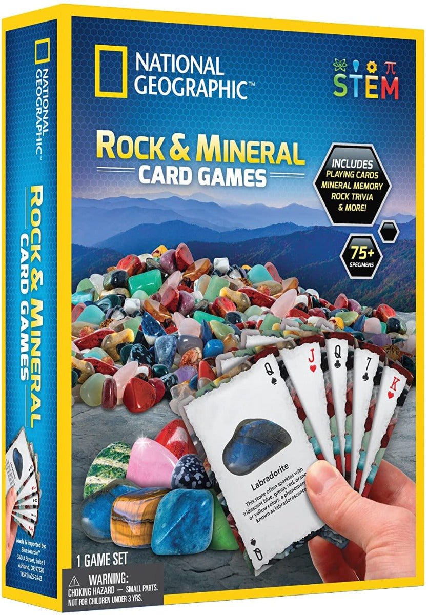 National Geographic Rock and Mineral Card Game - Colorland Toys