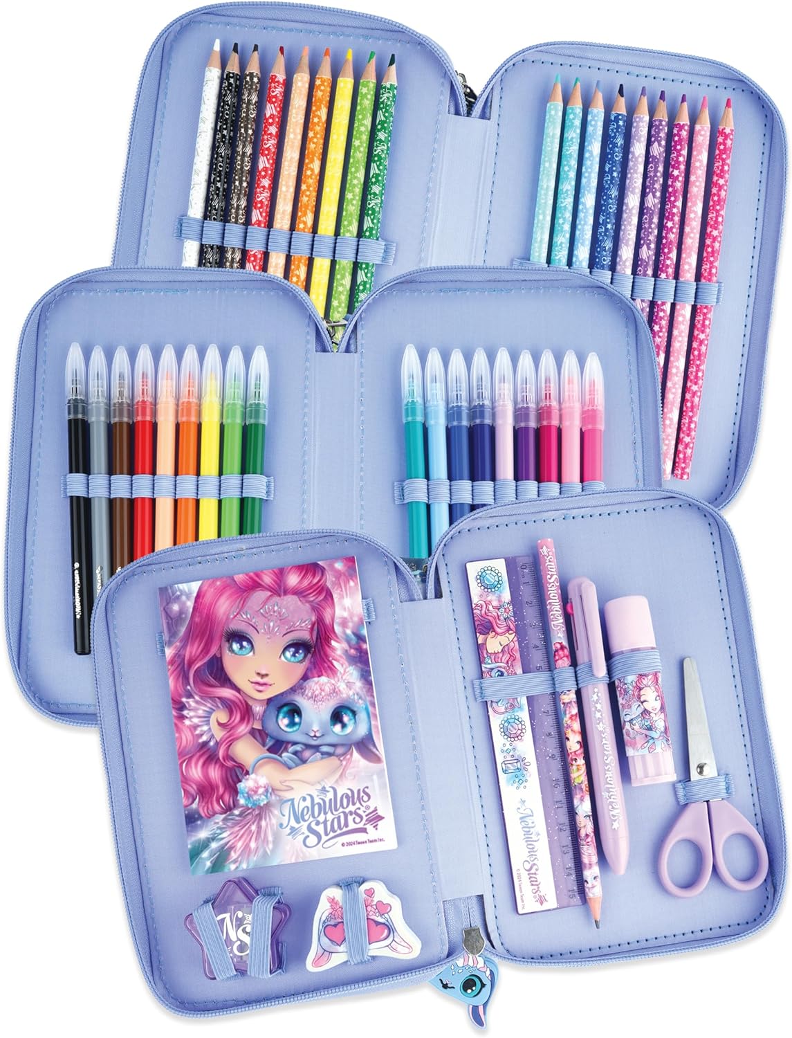 Nebulous Stars 3-Tier Pencil Case - Cristalia & Agatha 12609 — image 3