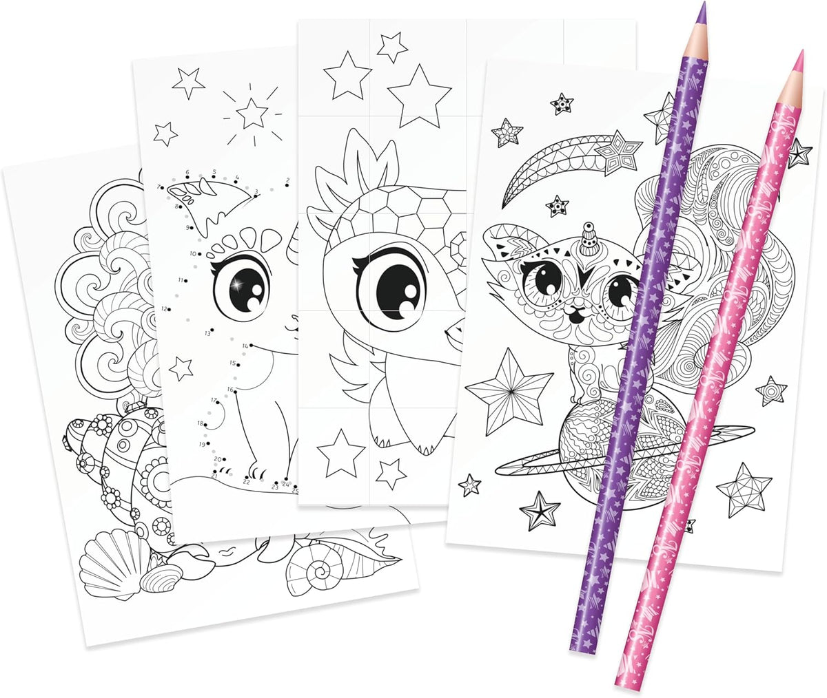 Nebulous Stars 3-Tier Pencil Case - Estrelia & Astria 12608 — image 2