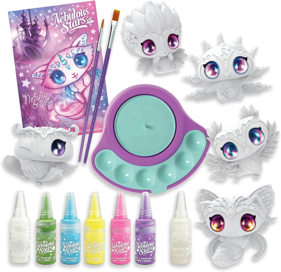 Nebulous Stars Animoulous Painting Studio Creative Kit for Crafts, Ages 7+