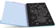 Nebulous Stars Colouring Book with Black Pages, 60 Sheets, A4