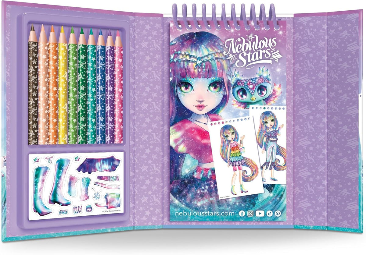 Nebulous Stars Designer-to-Go Portable Fashion Sketch Kit for Kids 7+ — image 2
