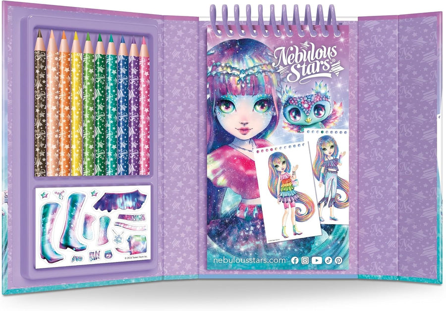 Nebulous Stars Designer-to-Go Portable Fashion Sketch Kit for Kids 7+ — image 2