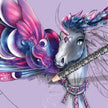 Nebulous Stars Fantasy Horses Sketchbook for Kids - 35 Pages & 80 Stencils