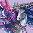 Nebulous Stars Fantasy Horses Sketchbook for Kids - 35 Pages & 80 Stencils