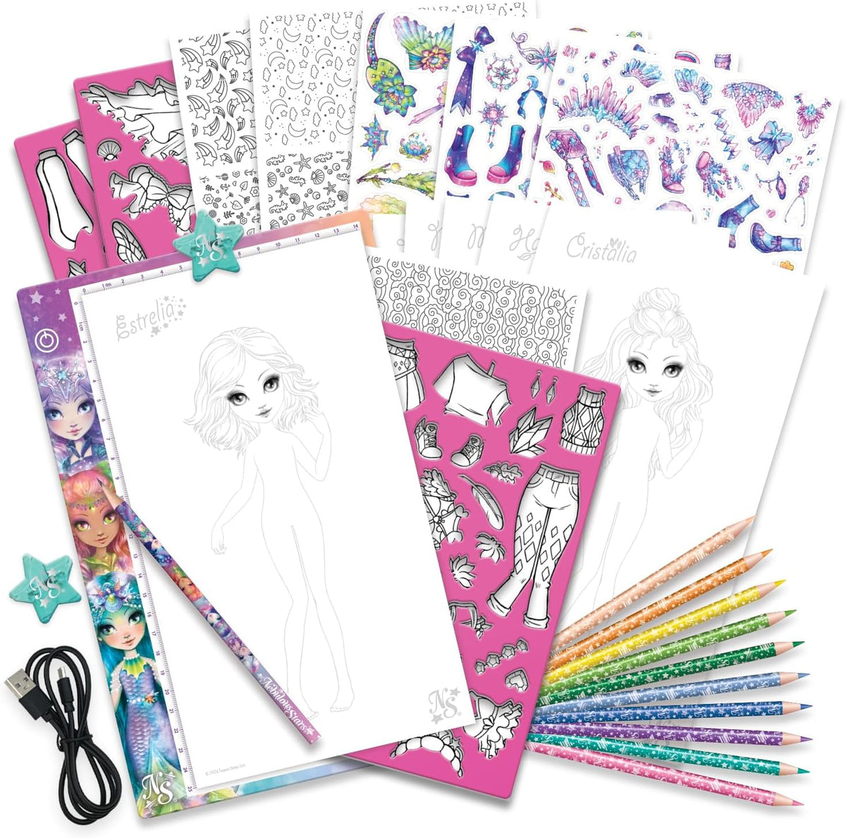 Nebulous Stars Fashion Designer Light Pad Creative Kit for Kids — image 3