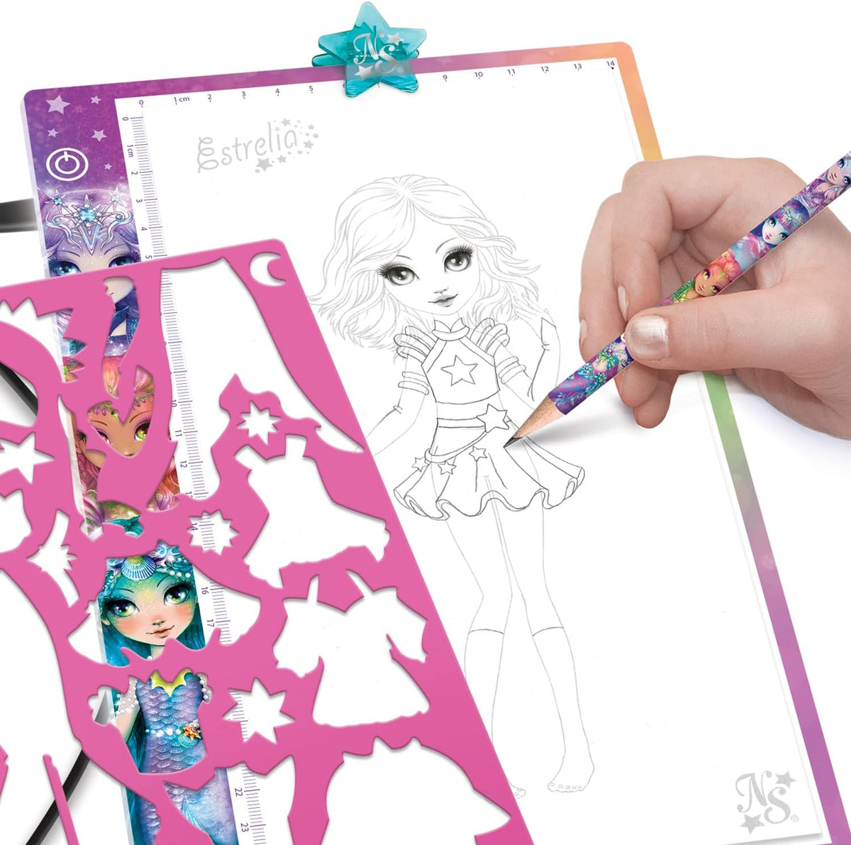Nebulous Stars Fashion Designer Light Pad Creative Kit for Kids — image 4