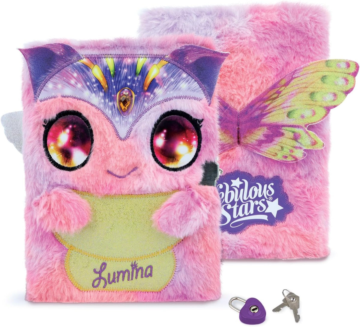 Nebulous Stars Lumina Soft Plush Secret Lock Diary for Girls — image 5