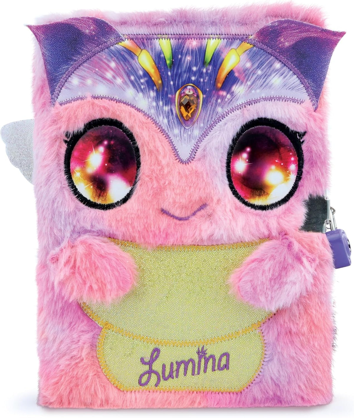 Nebulous Stars Lumina Soft Plush Secret Lock Diary for Girls — image 1