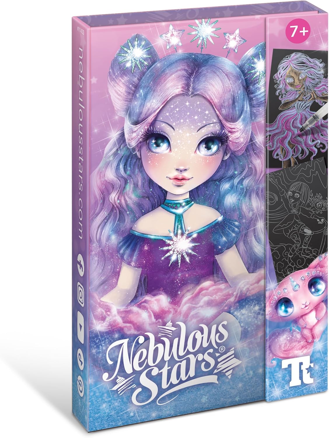 Nebulous Stars Paint by Numbers Watercolour Set with Brush & Box — image 1