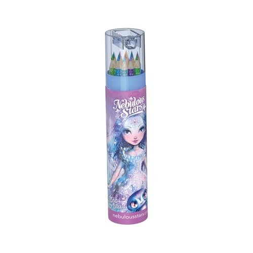 Nebulous Stars Sketch & Colour Pencil Tube — Assorted 4 Designs - Colorland Toys