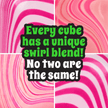 NeeDoh Nice Cube Candy Swirl