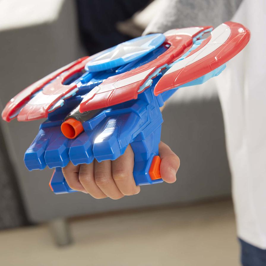 Nerf Avengers Mech Strike Captain America Strikeshot Shield — image 2