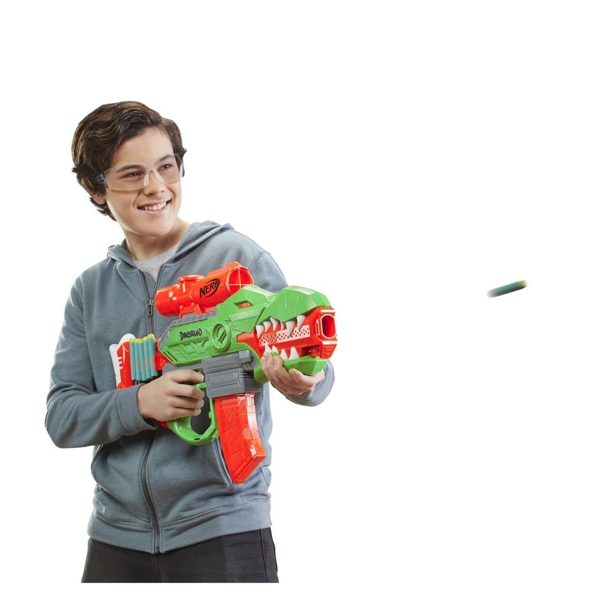 Nerf DinoSquad Rex - Rampage Motorised Dart Blaster F0807 - Colorland Toys