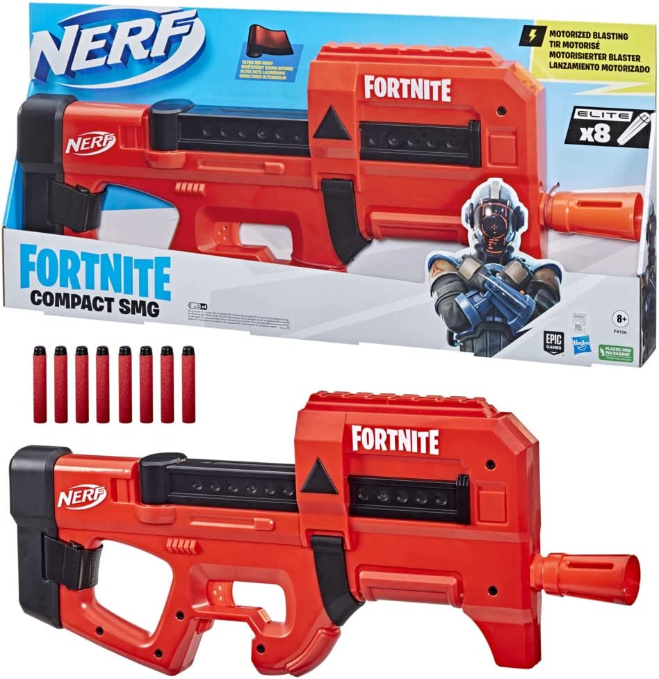 Nerf Fortnite Compact Smg Motorized Dart Blaster F4106 — image 1