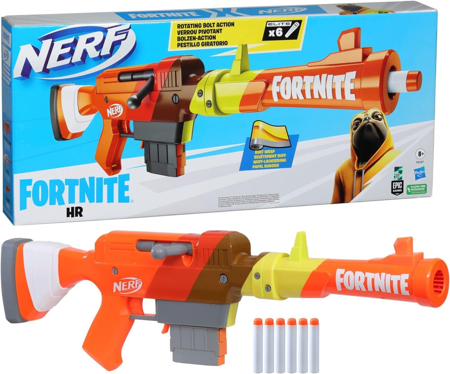 Nerf Fortnite HR Dart Blaster F4107 - Colorland Toys
