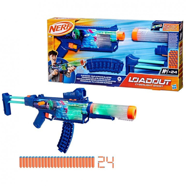 Nerf Loadout Cyberlight Ghost Customize Your Ultimate Launcher G1824 — image 16