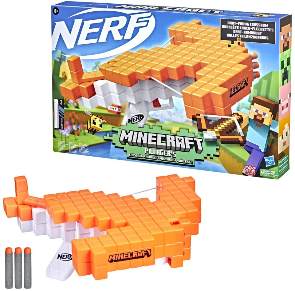 Nerf Minecraft Pillagers Crossbow F4415 — image 1