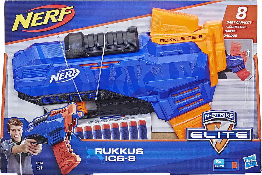 Nerf N-Strike Elite Rukkus ICS-8 Dart Blaster E2654