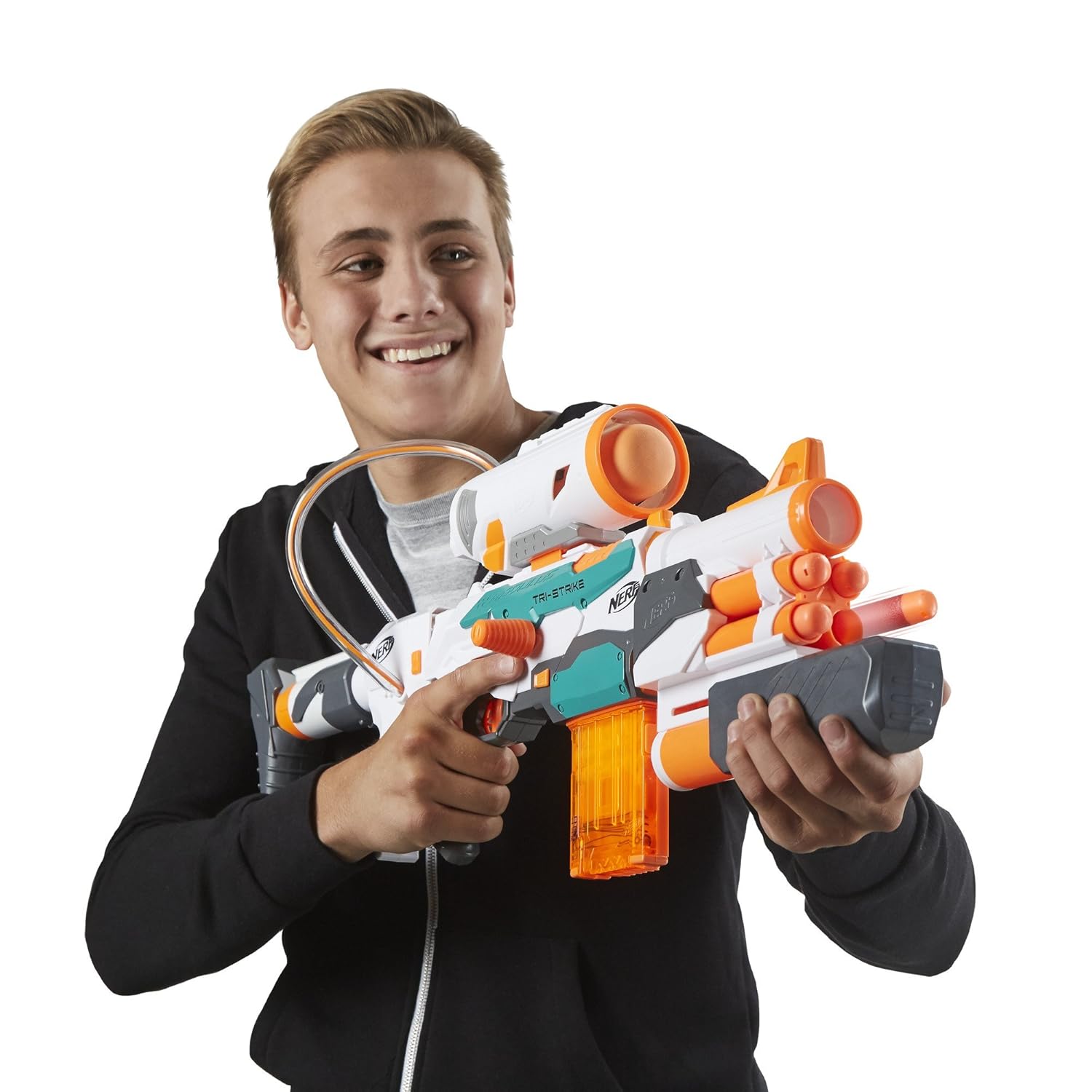 Nerf N - Strike Tri Strike Elite Modulus Blaster B5577 - Colorland Toys