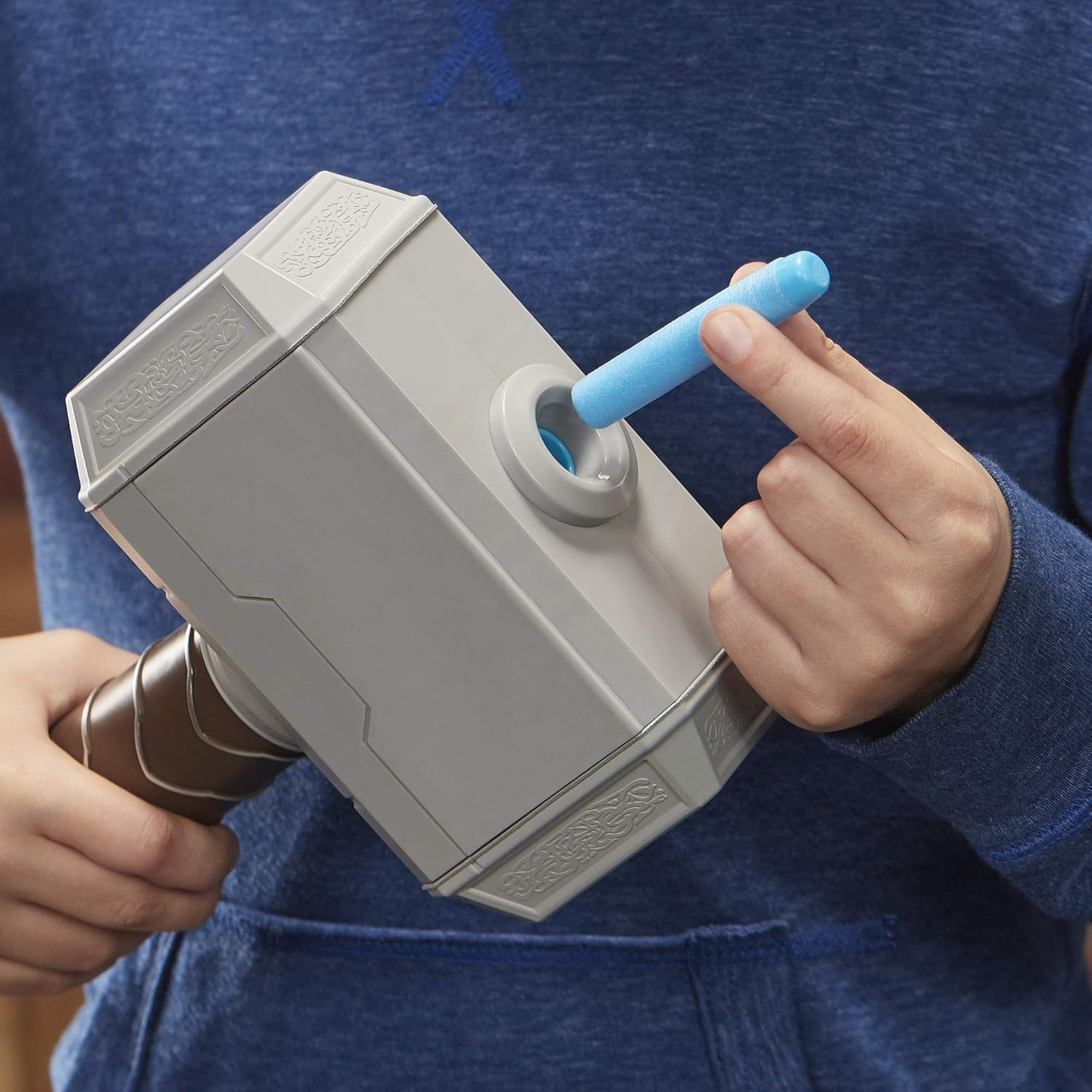 NERF Power Moves Avengers Thor Hammer Strike E7379 - Colorland Toys