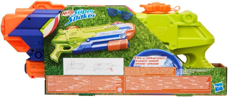 Nerf Super Soaker Floodinator Water Blaster, 70oz Capacity — image 7