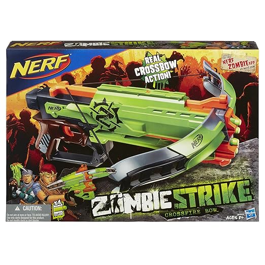 Nerf Zombie Strike Crossfire Bow Blaster A6568 - Colorland Toys