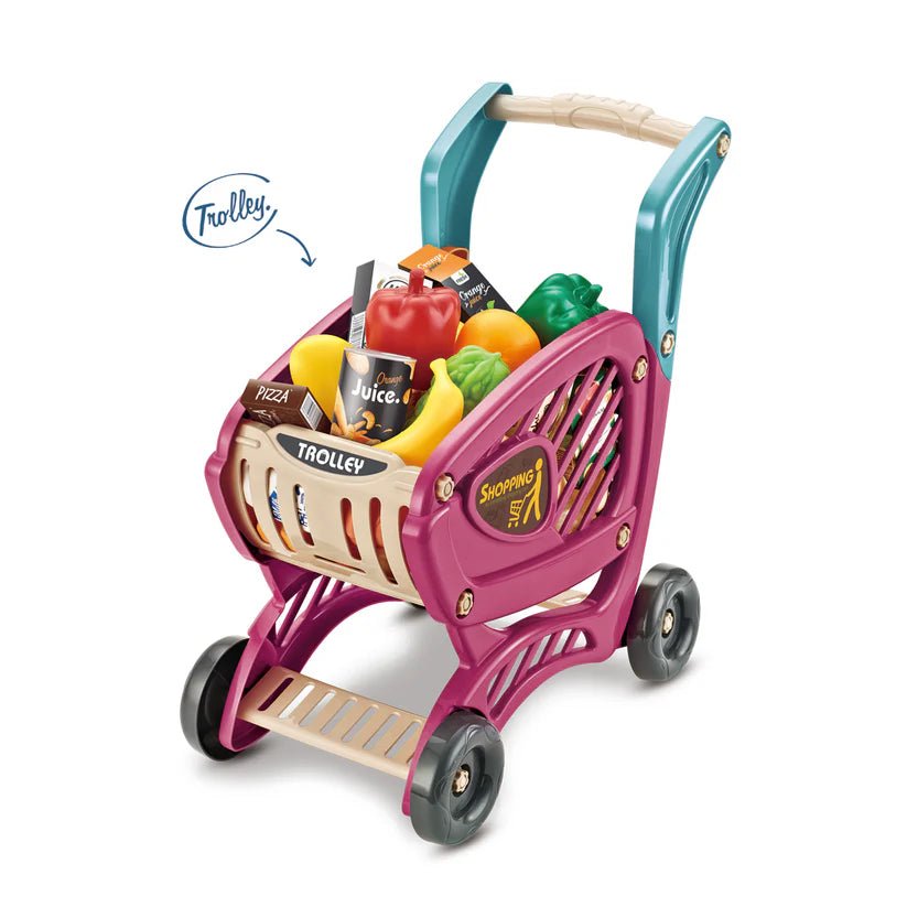 New Boy Shopping Stroller 42 - Pcs NB - 697988 - Colorland Toys