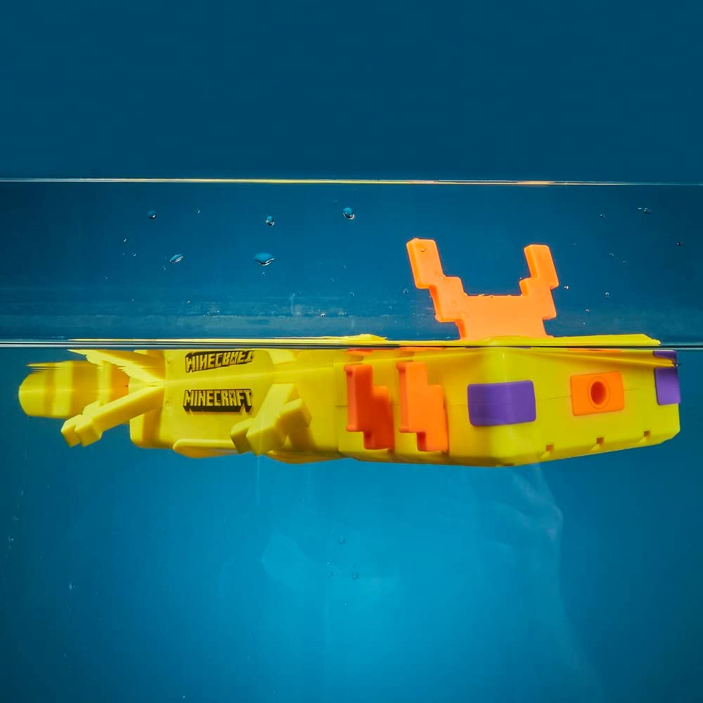 New Nerf Super Soaker Minecraft Axolotl Water Gun F7601 — image 8