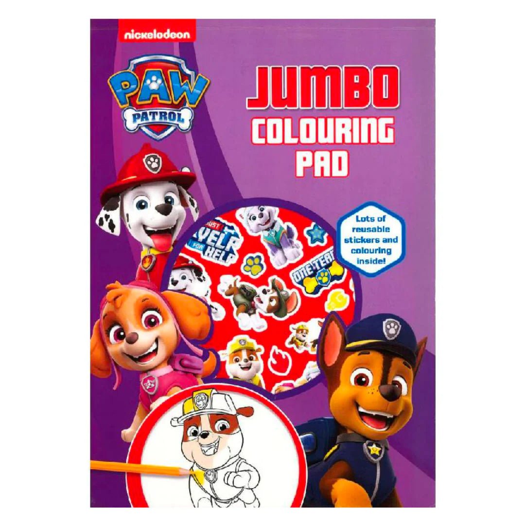 Nickelodeon Paw Patrol Jumbo Colouring Pad 3359/PWJC - Colorland Toys
