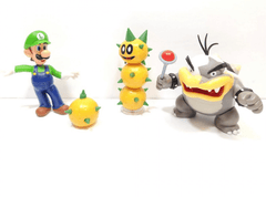 Nintendo 2 - Pack Luigi & Morton Koopa w/ Pokey 2.5inch 41045 - Colorland Toys