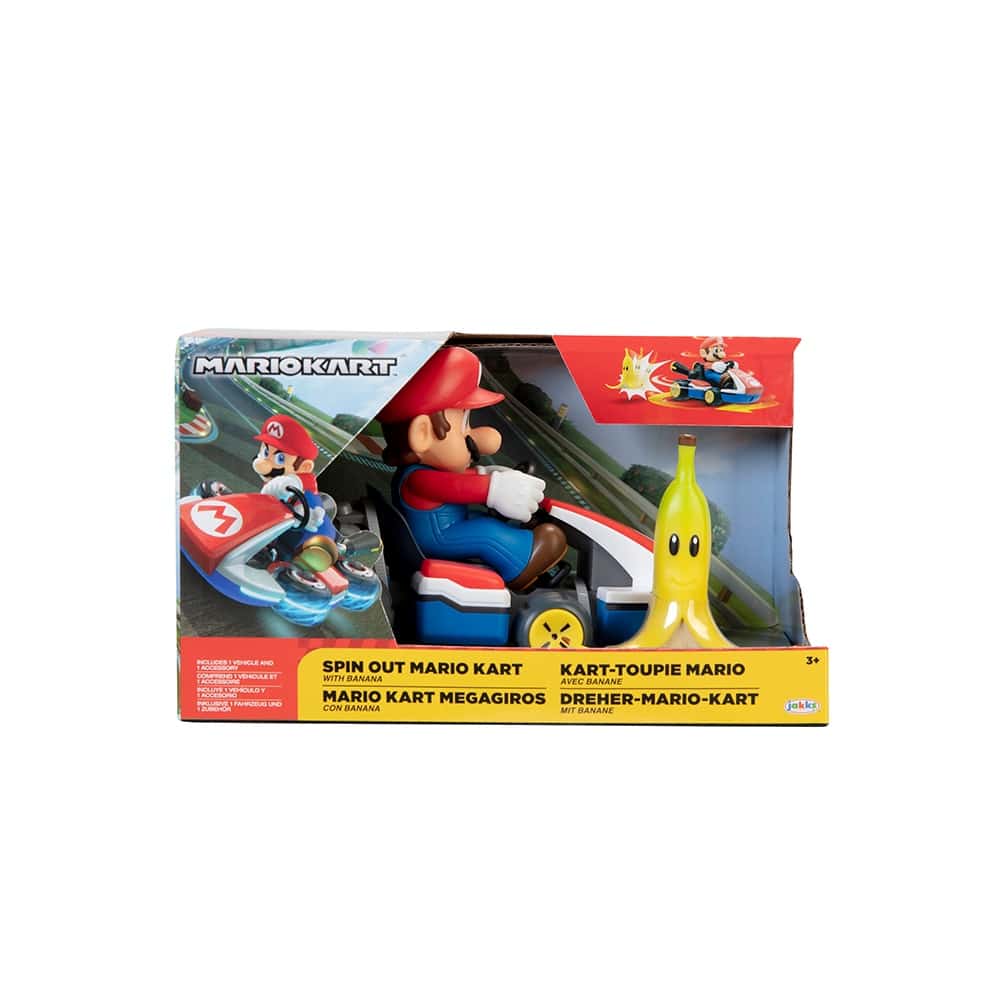 Nintendo Spin Out Mario Kart 2.5inch - Mario 40874/86000 - Colorland Toys