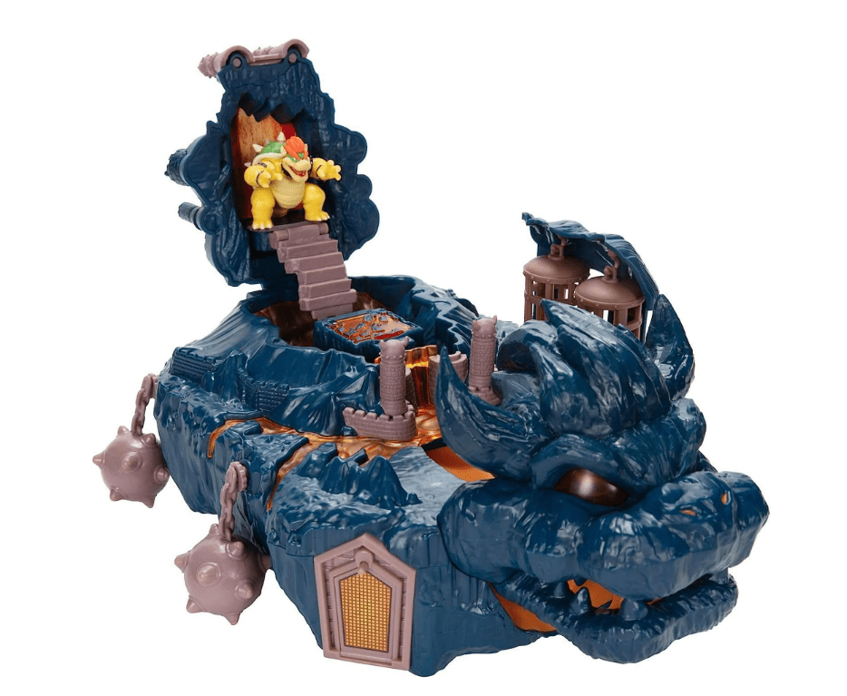 Nintendo Super Mario Movie Bowser's Island Castle Playset 41804 - Colorland Toys