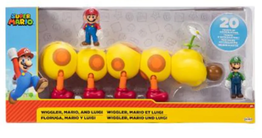 Nintendo Super Mario Soda Jungle Wiggler & Mario & Luigi 2.5inch 41648 — image 1