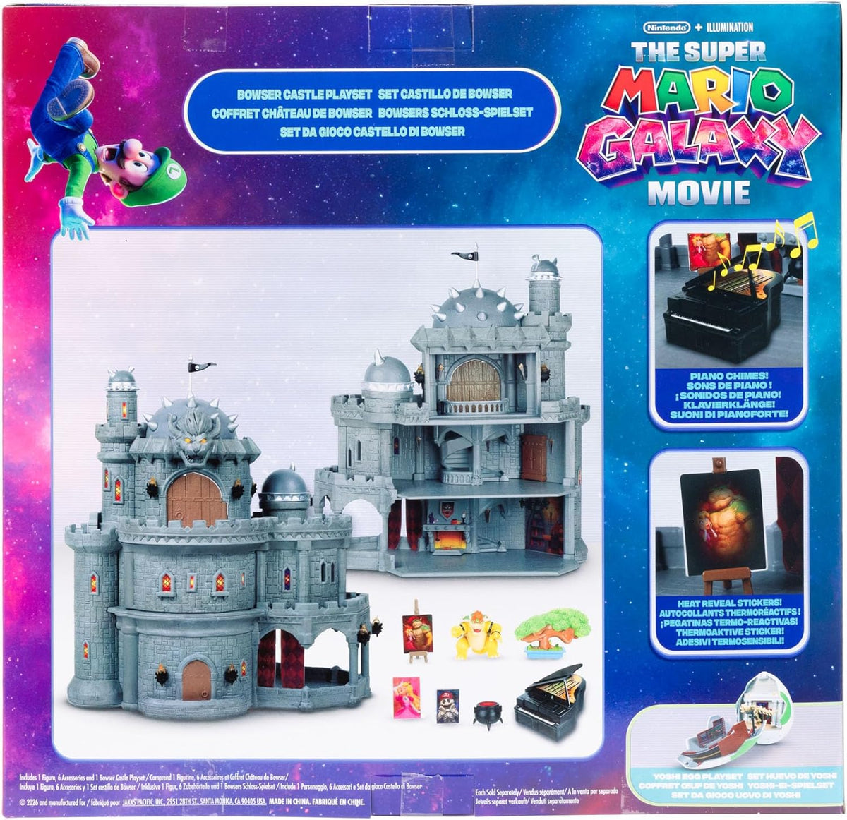 Nintendo Super Mario2 Movie Deluxe Bowser Castle Playset 43225-NIN — image 4