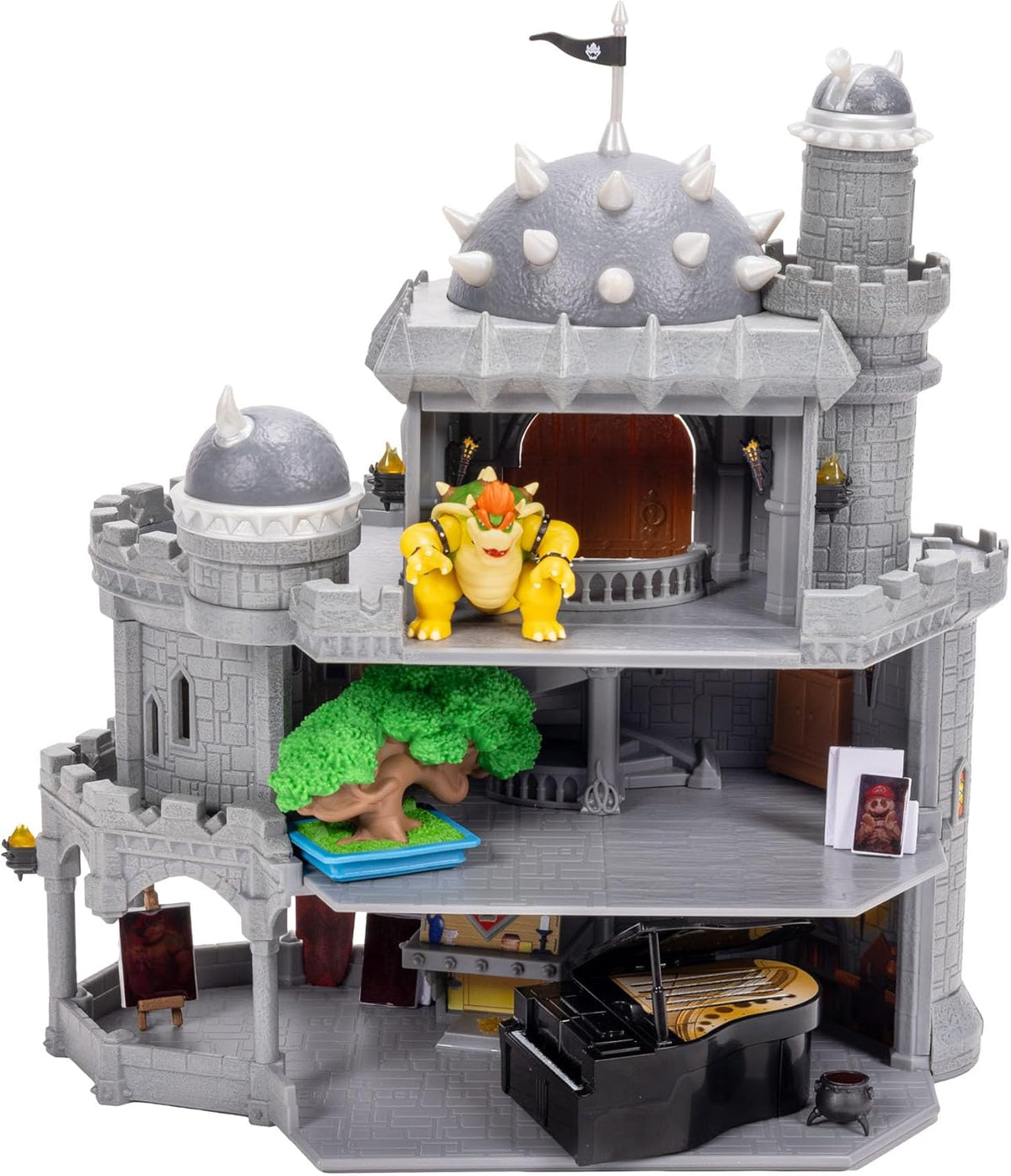 Nintendo Super Mario2 Movie Deluxe Bowser Castle Playset 43225-NIN — image 8