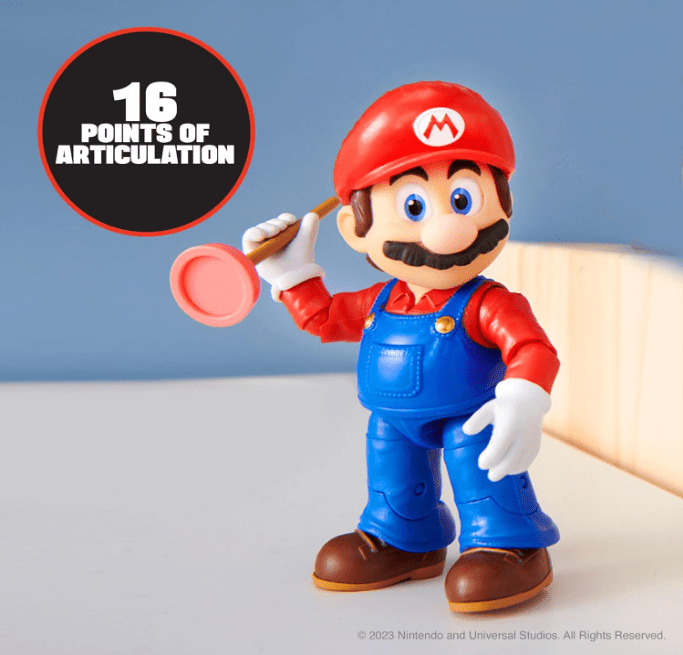 Nintendo The Super Mario Bros. Movie Figure - Mario 5inch 41716/41776 — image 4