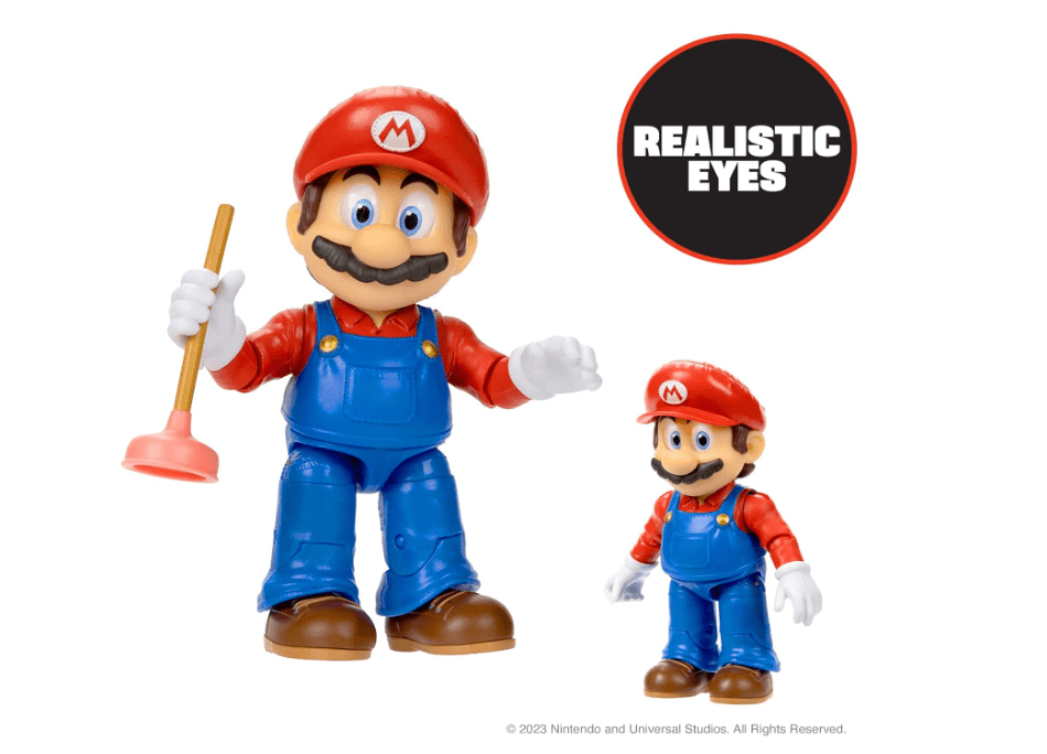 Nintendo The Super Mario Bros. Movie Figure - Mario 5inch 41716/41776 — image 3