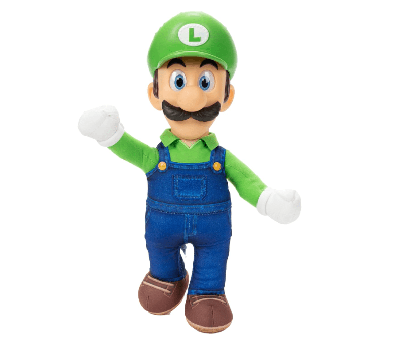 Nintendo The Super Mario Bros. Movie Poseable Plush - Luigi 15inch 41628 — image 3