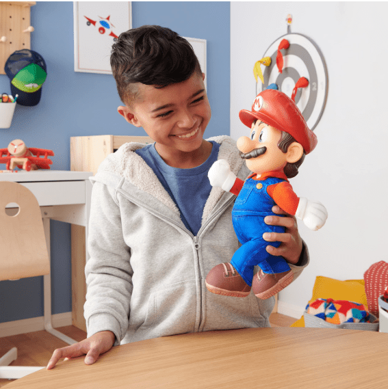 Nintendo The Super Mario Bros. Movie Poseable Plush - Mario 14inch 41726 — image 4