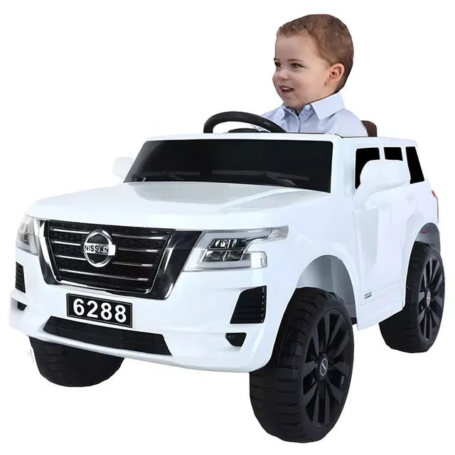 Nissan Patrol Kids Ride-On Car ST6288 White — image 1