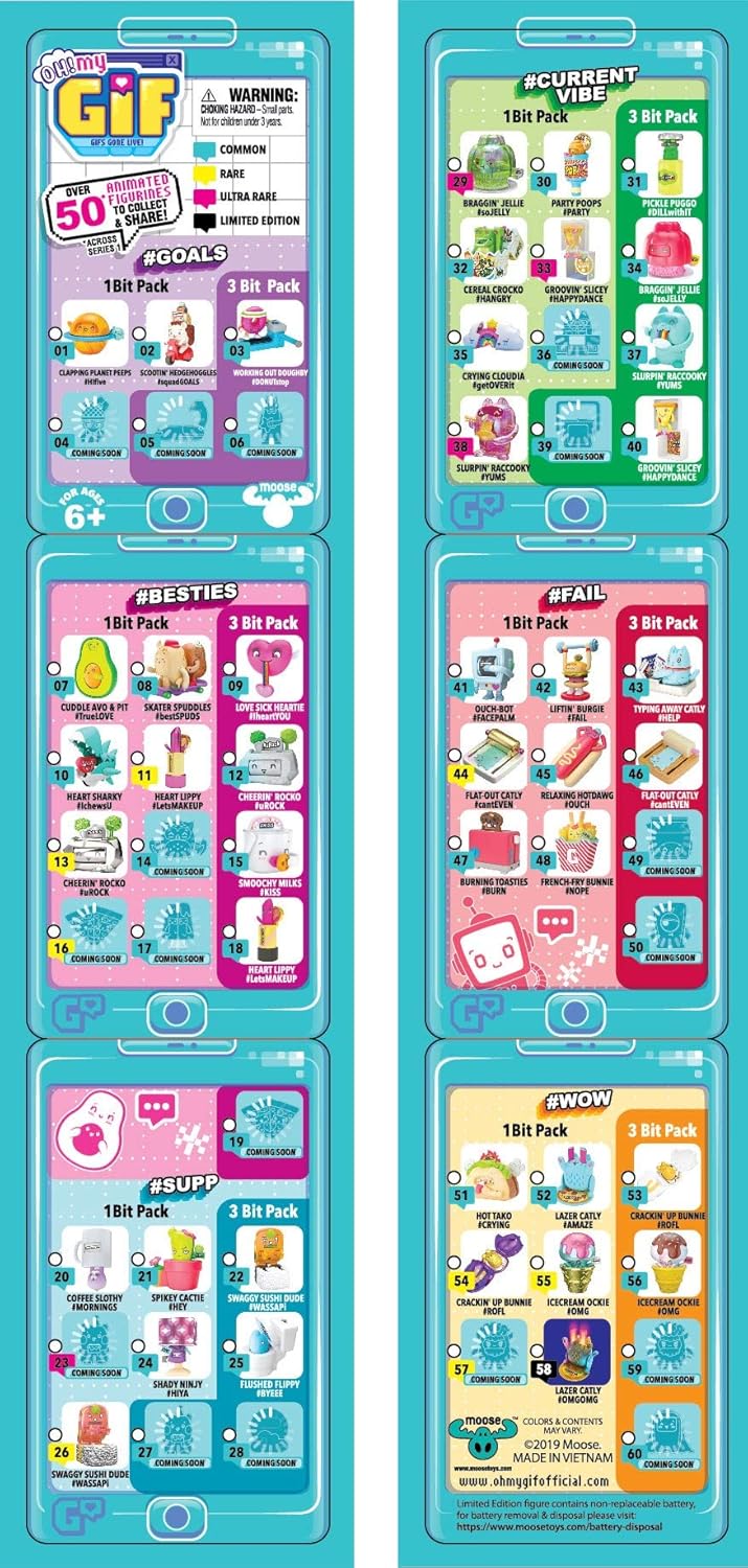 Oh my Gif 3 Bit Pack Catly & Smoochly 24120 - Colorland Toys